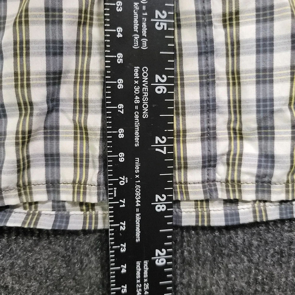 The North Face Men Plaid Short Sleeve Button Shirt Small‎ Outdoor Hiking